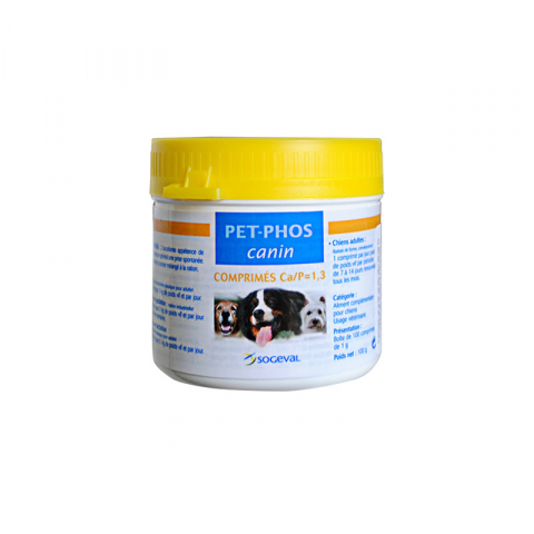 Farmacie veterinara - PET PHOS CA/P=1,3 100TB