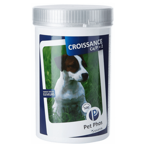 Farmacie veterinara - Pet Phos CA/P2 500TB – Vitamine & Calciu câini