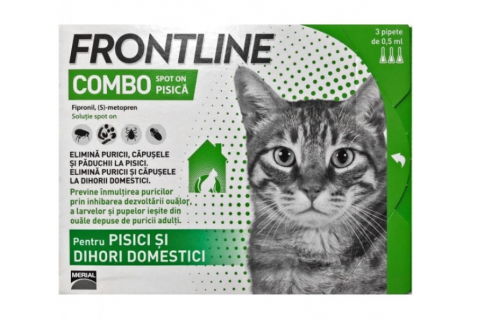 Farmacie veterinara - Pipeta antiparazitara pentru pisici Frontline Combo ( 1 pipeta )