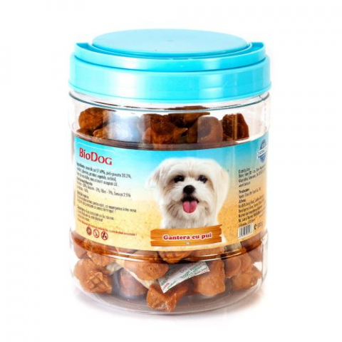 Recompense caini - RECOMPENSE PENTRU CAINI BIODOG GANTERA CU PUI 500GR