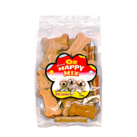 Recompense caini - RECOMPENSE PENTRU CAINI BISCUITI PENTRU CAINI OS HAPPY MIX 400G (25/bax)/1308333