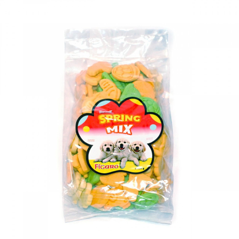 Recompense caini - RECOMPENSE PENTRU CAINI BISCUITI PENTRU CAINI SPRING MIX 400G (25/bax)/1716129.4