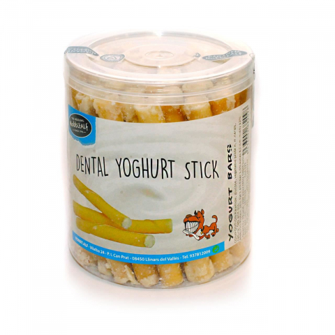 Recompense caini - RECOMPENSE PENTRU CAINI DENTAL STICK 12CM YOGURT HOBBIT H121 SET (40 BUC/CUT)