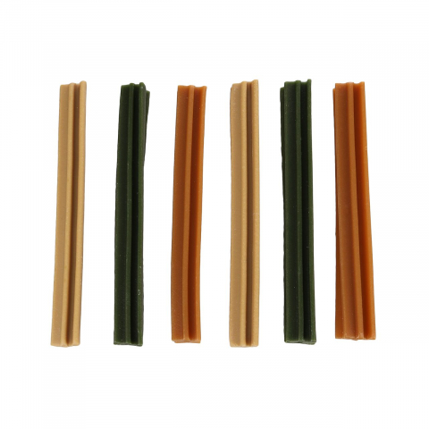 Recompense caini - RECOMPENSE PENTRU CAINI FLAMINGO VEGGIE STICKS ROD 18CM MIX DISPLAY (6 BUC/PLIC) 60 BUC/SET