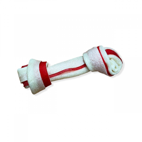 Recompense caini - RECOMPENSE PENTRU CAINI OS INNODAT BICOLOR 10CM