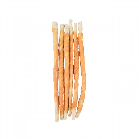 Caini - RECOMPENSE PENTRU CAINI SNACK BATON VITA SI PUI FLAMINGO 25CM 130G (6BUCx21.5G)