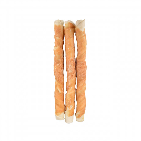 Caini - RECOMPENSE PENTRU CAINI SNACK BATON VITA SI PUI FLAMINGO 25CM 240G (3BUCx80G)