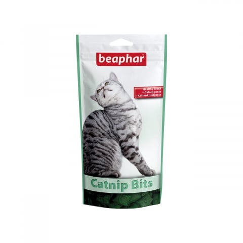 Recompense pisici - RECOMPENSE PENTRU PISICI SNACK PERNUTE CU IARBA MATEI BEAPHAR 35G