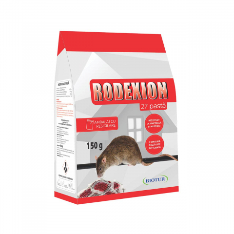 Raticide - Rodexion 27 Pastă 150g – Momeală Rozătoare