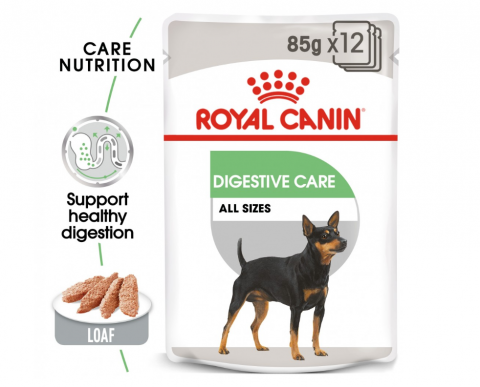 Plicuri caini - Royal Canin Digestive Care Adult hrana umeda caine, confort digestiv (pate), 85 g