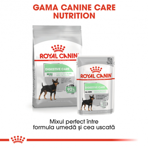 Mostră 100g hrană uscată pentru câini Digestive Mini Royal Canin [5]