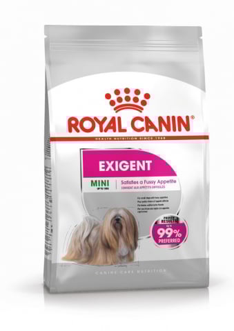 Caine adult - Royal Canin Mini Exigent hrana uscata caine, apetit capricios, catei mofturosi 1 kg
