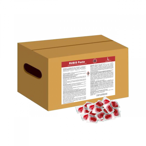 Raticide - RUBIS PASTĂ 10KG (5g/plic) | Momeală Profesională Antirozătoare cu Difenacoum 0,005%
