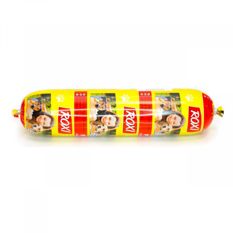 Câini - ROXI – Salam pentru câini cu carne de vită 900g