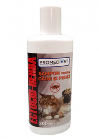 Caini - SAMPON ANTIPARAZITAR CAINI SI PISICI, ECTOCID 200ML