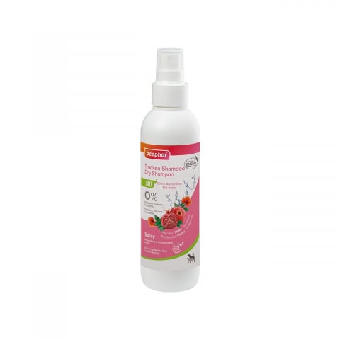 Sampoane caini - SAMPON BIO USCAT PENTRU CAINI SI PISICI BEAPHAR SPRAY 200ML
