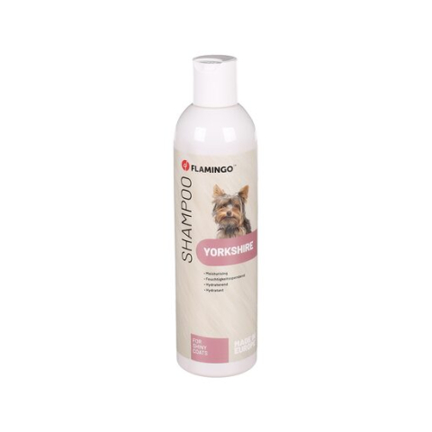 Caini - Șampon Câini Yorkshire Flamingo 300ml – Blană Fină & Strălucitoare