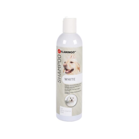 Sampoane caini - SAMPON PENTRU CAINI CU BLANA ALBA FLAMINGO 300ML