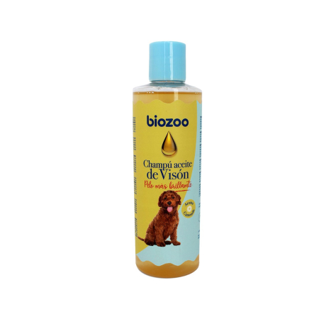 Șampoane câini - Șampon pentru câini cu ulei de vizon Biozoo 250 ml