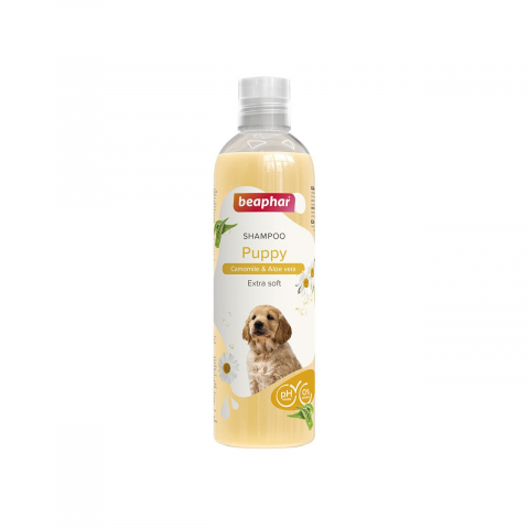 Sampoane caini - SAMPON PENTRU CATELUSI CU MUSETEL SI ALOE VERA BEAPHAR 250ML