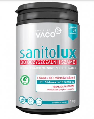 Fose septice - SANITOLUX, PRODUS PENTRU FOSE SEPTICE, HAZNALE, STATII EPURARE, WC, 1KG