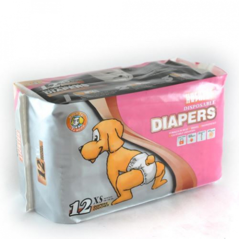 Caini - SCUTECE CATEI XS 2-4KG 12BUC/PACHET