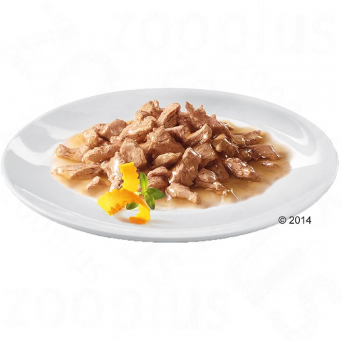 Set 6 buc x 50 gr Hrana umeda pentru pisici Gourmet Mon Petit cu pui , rata & curcan [1]