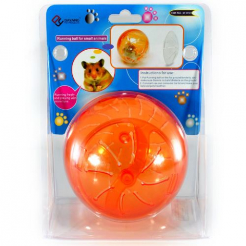 Jucarii rozatoare - Sfera din plastic pentru hamsteri 13cm