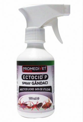 Insecticide - SOLUTIE GANDACI DE BUCATARIE, GATA PREPARATA, ECTOCID SPRAY, 150ML