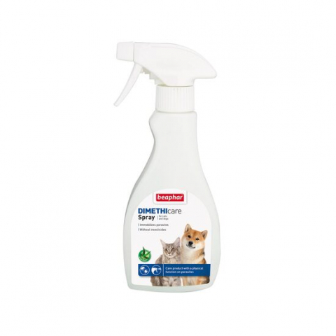 Antiparazitare externe pisici - SPRAY ANTIPARAZITAR CAINI SI PISICI, DIMETHIcare, 250ML
