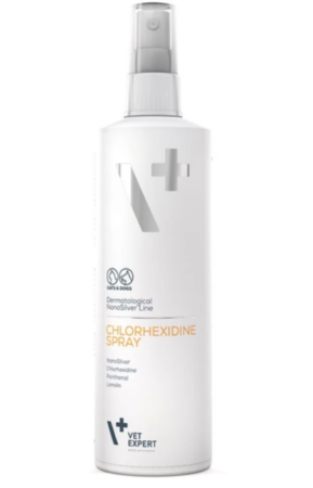 Dermatologice câini - Spray cu clorhexidină 4% 100 ml