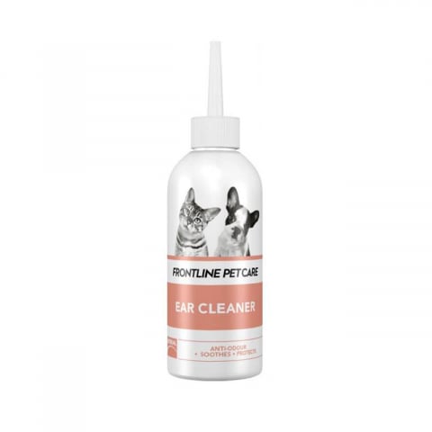 ORL pisici - SPRAY CURATARE URECHI PENTRU CAINI FRONTLINE PET CARE EAR CLEANER 125 ML