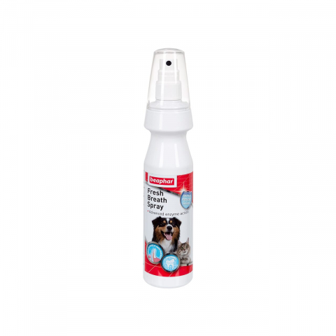 Igiena orala pisici - SPRAY DENTAR PENTRU CAINI SI PISICI FRESH BREATH BEAPHAR 150ML