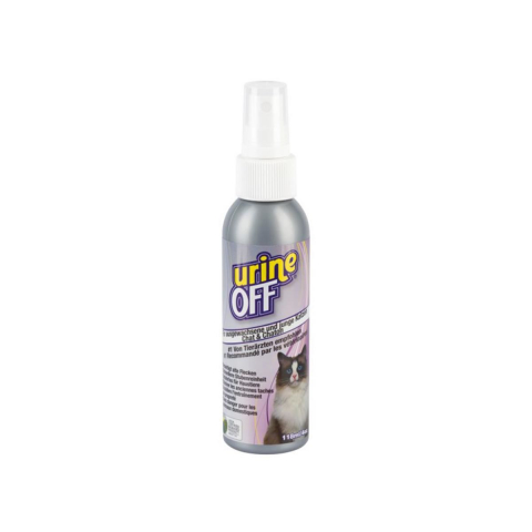 Igiena casei - SPRAY PENTRU INDEPARTAREA PETELOR SI MIROSURILOR URINE OFF CAT KERBL 118ML