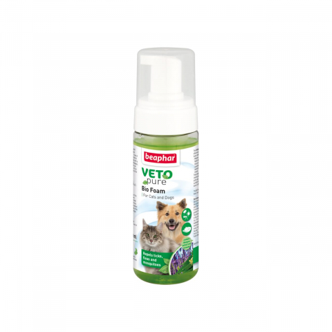 Antiparazitare externe pisici - SPUMA ANTIPARAZITARA PENTRU CAINI SI PISICI VETOPURE BEAPHAR 150ML