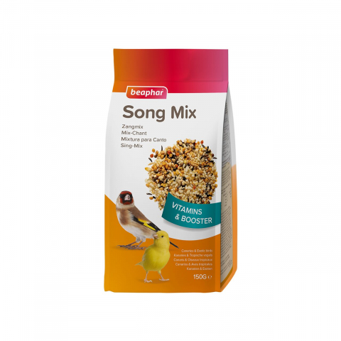 Pasari - SUPLIMENT NUTRITIV PENTRU CANARI SI PASARI EXOTICE BEAPHAR SONG MIX 150G