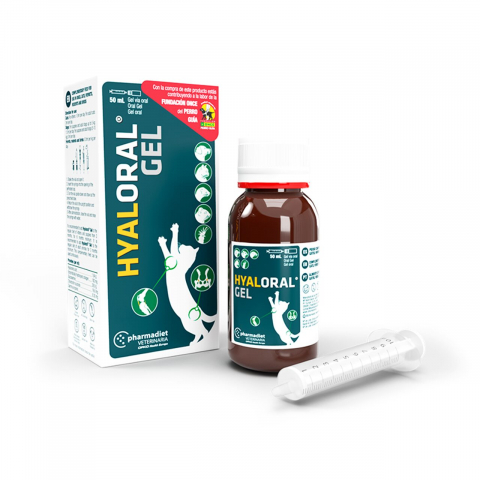 Suplimente si vitamine pisici - SUPLIMENT PENTRU CAINI, PISICI, ROZATOARE SI PASARI HYALORAL GEL 50 ML