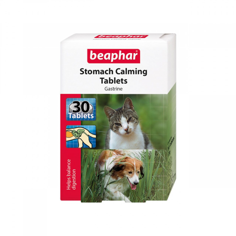 Suplimente si vitamine pisici - SUPLIMENT PENTRU CAINI SI PISICI TABLETE CALMARE STOMAC GASTRINE BEAPHAR 30TB/CUT