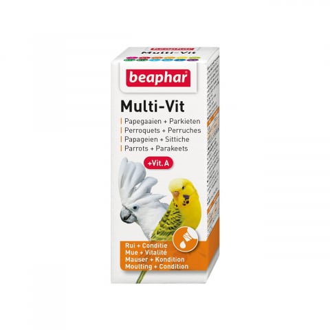 Pasari - SUPLIMENT PENTRU PERUSI SI NIMFE MULTI-VIT SIROP BEAPHAR 50ML