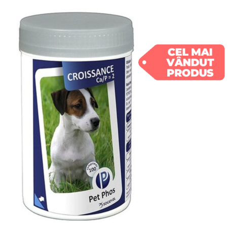 Supliment vitamine pentru câini Pet Phos 100 tablete