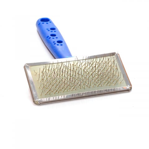 Perii si piepteni caini - TESALA FINA DREPTUNGHIULARA PENTRU CAINI 14x6CM