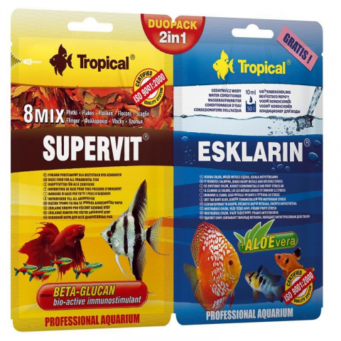 Acvaristica - TROPICAL DUOPACK SUPERVIT12GR+ESKLARIN 10ML