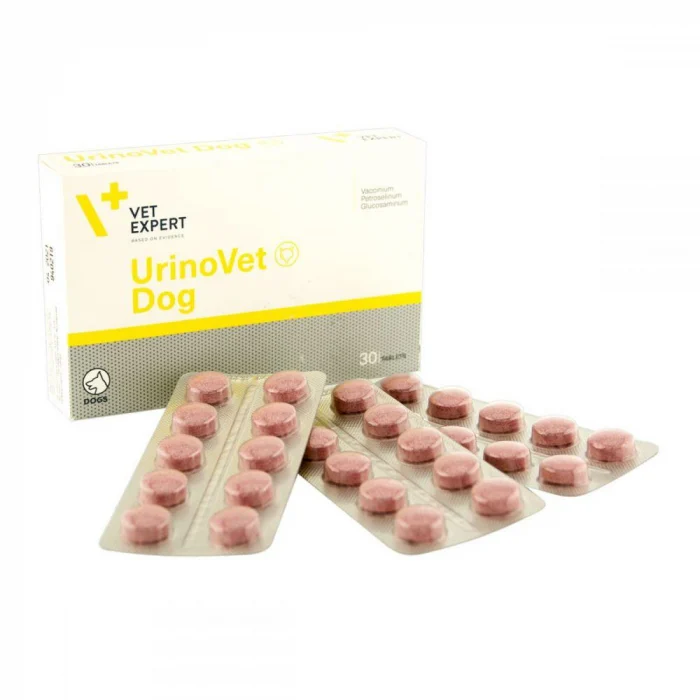 Afectini renale/urinare caini - Supliment afectiuni renale caini, UrinoVet Dog 400 mg, 30 tablete