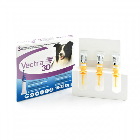 Farmacie veterinara - VECTRA 3D DOG L (10-25KG)X 3PIP/CT