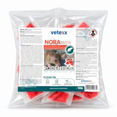 Otrava momeala sobolani si soareci, Vetexx NORA, plicuri moi, 3kg, (20*150gr) [1]