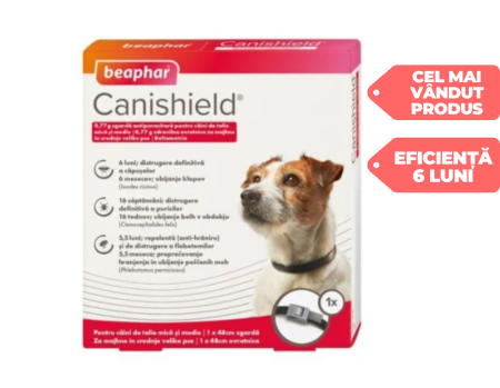 Farmacie veterinară - Zgardă antiparazitară pentru câini talie mare, 65 cm, eficiență 6 luni