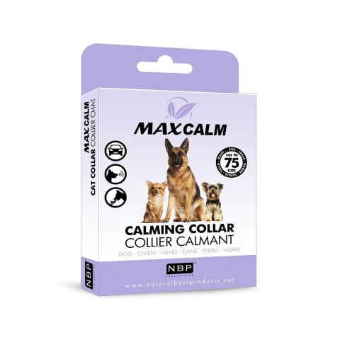 Caini - Zgardă Calmantă pentru Câini MAX CALM 75 cm – Reducerea Stresului și Anxietății