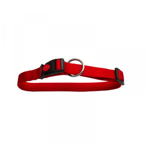 Zgarzi, lese, hamuri caini - ZGARDA NYLON PENTRU CAINI ROSIE CLICK 15MM*30-45CM