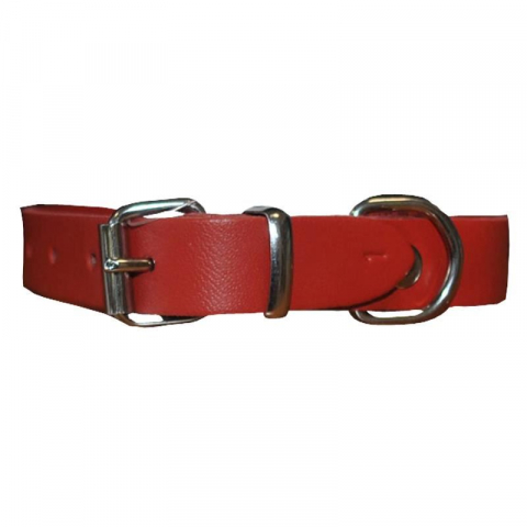 Zgarzi, lese, hamuri caini - ZGARDA PENTRU CAINI P NR.1 ROSU 1.6/40 CM