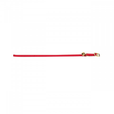 Zgarzi si hamuri pisici - ZGARDA PENTRU PISICI FLAMINGO ELASTIC RED CU CLOPOTEL 34CMx10MM